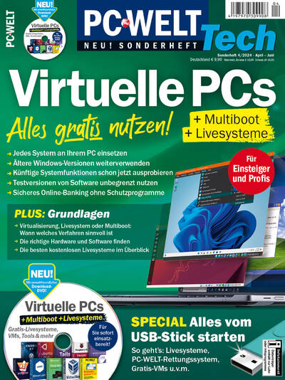 PC-WELT Sonderheft Virtuelle PCs 04/2024