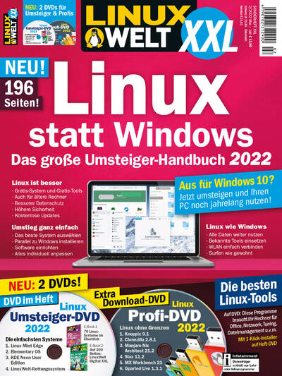 LinuxWelt XXL 02/2022 »Linux statt Windows«