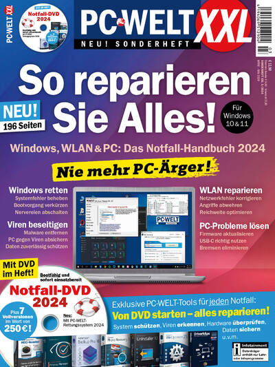 PC-WELT Sonderheft »Notfall-Handbuch« 03/2024