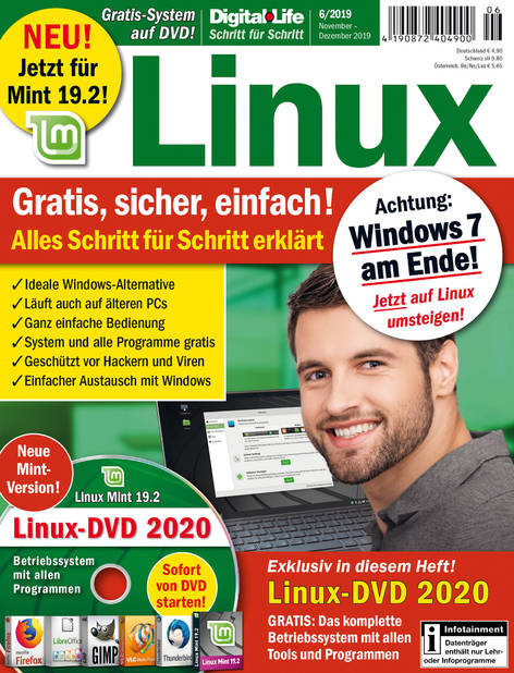 Digital Life Schritt fr Schritt Linux 06/2019