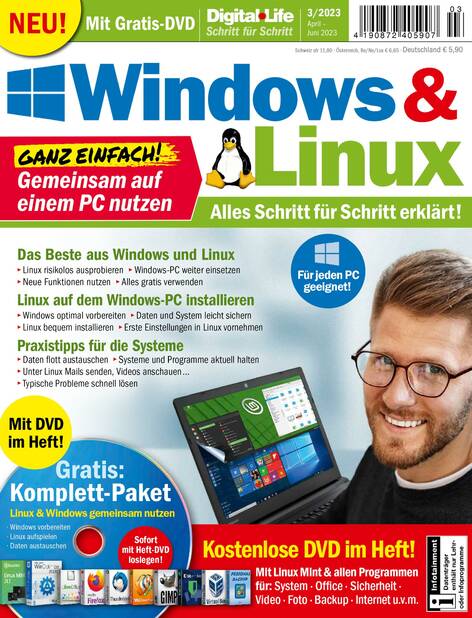 Digital Life Schritt fr Schritt Windows & Linux 03/2023