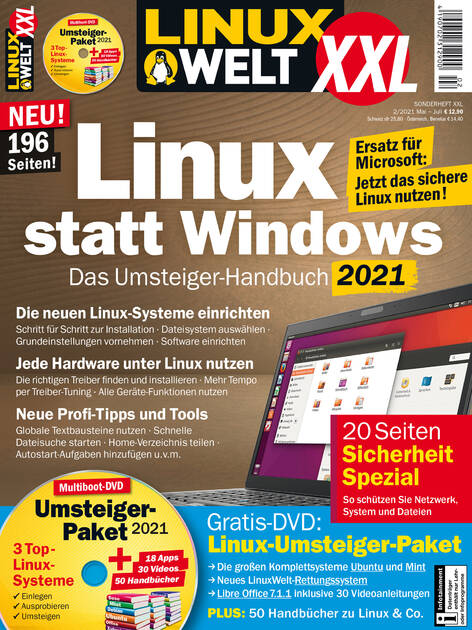 LinuxWelt XXL 02/2021 Linux statt Windows