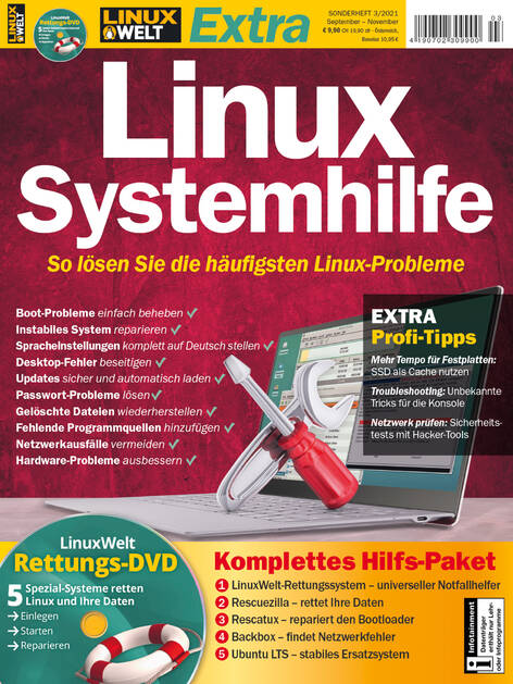 LinuxWelt Extra 03/2021 Linux Systemhilfe