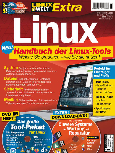 LinuxWelt Extra 03/2023 Handbuch fr Linux-Tools