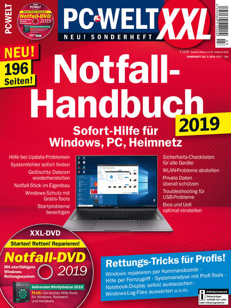 PC-WELT XXL Notfall Handbuch 03/2019