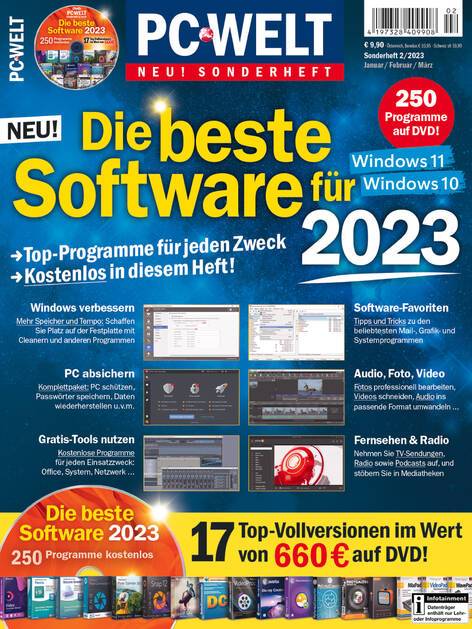 PC-WELT Sonderheft Die beste Software 02/2023