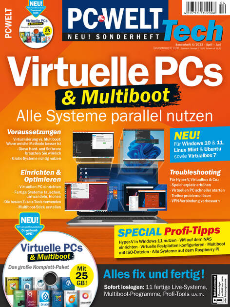 PC-WELT TECH Virtuelle PCs 04/2023