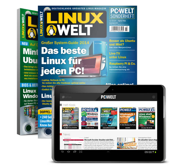 2 Ausgaben LinuxWelt (Schweiz)